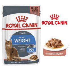پوچ گربه مدل لایت ویت برند رویال کنین Royal Canin Light Weight Gravy